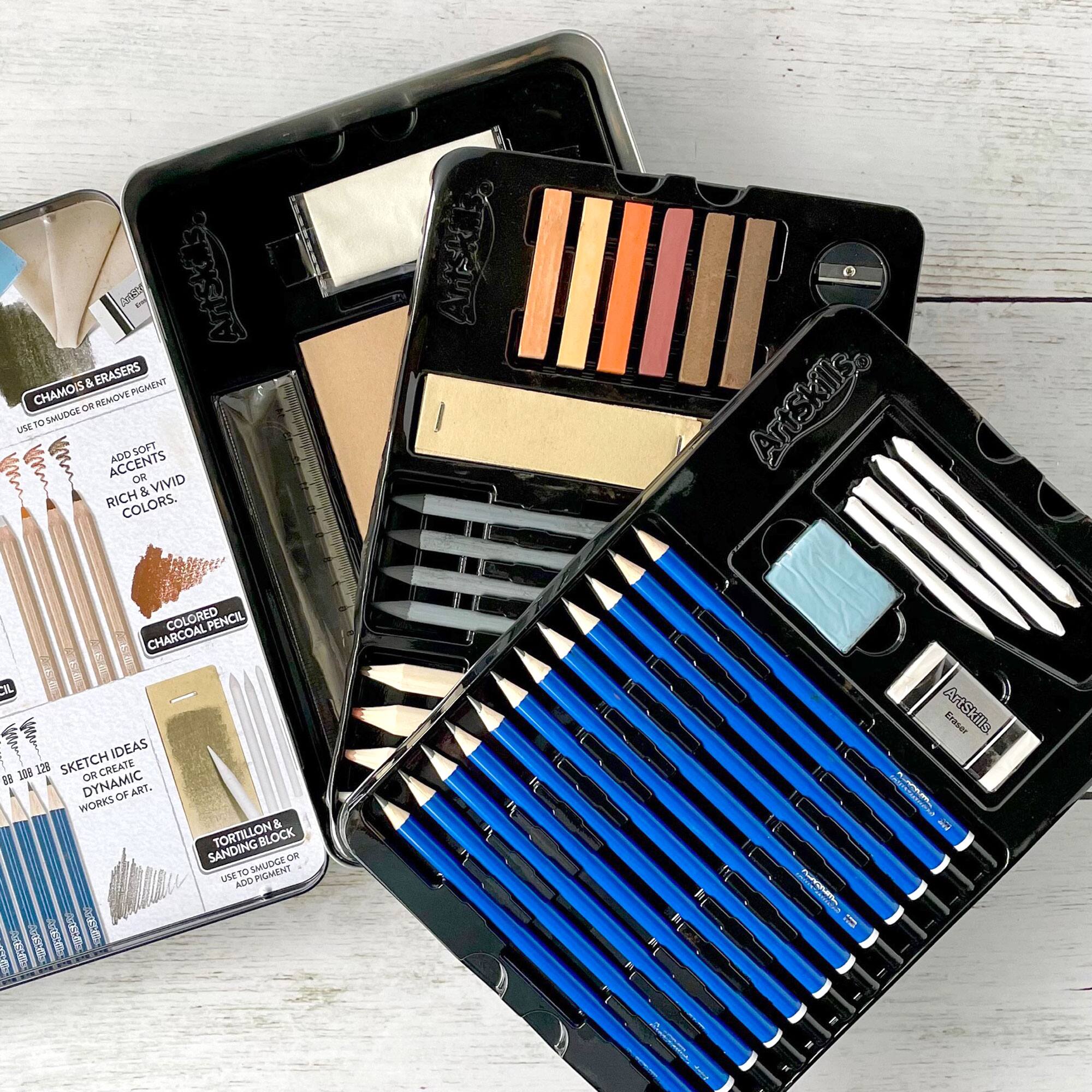 ArtSkills® Premium Sketch Kit With Pencils & Charcoal